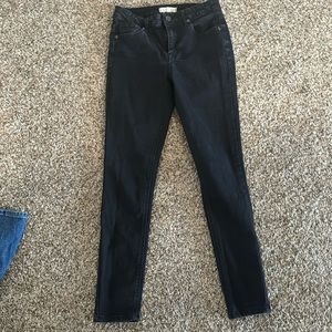 Harper Denim black jeans mid rise skinny size 26